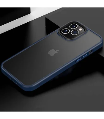 TPU + PC чохол Metal Buttons для Apple iPhone 11 Pro Max (6.5 ") Синій