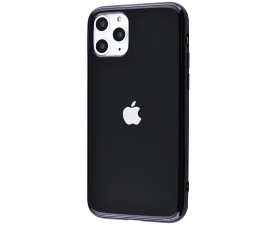 TPU чехол GLOSSY LOGO для Apple iPhone 11 Pro Max (6.5") Черный