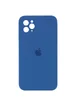 Чехол Silicone Case Square Full Camera Protective (AA) для Apple iPhone 11 Pro Max (6.5") Синий / Navy blue