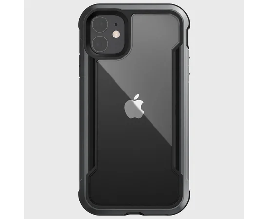 Чехол Defense Shield Series (TPU+Metal+PC) для Apple iPhone 11 Pro Max (6.5") Черный