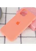 Чехол Silicone case (A) (с закрытым низом) для Apple iPhone 11 Pro Max (6.5") Оранжевый / Nectraine