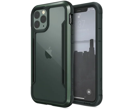 Чехол Defense Shield Series (TPU+Metal+PC) для Apple iPhone 11 Pro Max (6.5") Зеленый / Midnight Green