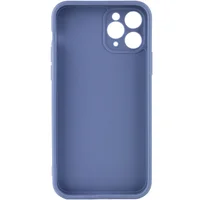 Силиконовый чехол Candy Full Camera для Apple iPhone 11 Pro Max (6.5") Голубой / Mist blue