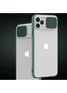 Чехол Camshield mate TPU со шторкой защищающей камеру для Apple iPhone 11 Pro Max (6.5") Зеленый