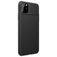 Карбоновая накладка Nillkin Camshield (шторка на камеру) для Apple iPhone 11 Pro Max (6.5") Черный / Black