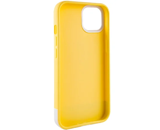 Чехол TPU+PC Bichromatic для Apple iPhone 11 Pro Max (6.5") Creamy-yellow / White