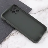 TPU+Glass чохол Matte Candy Full camera для Apple iPhone 11 Pro Max (6.5") Зелений