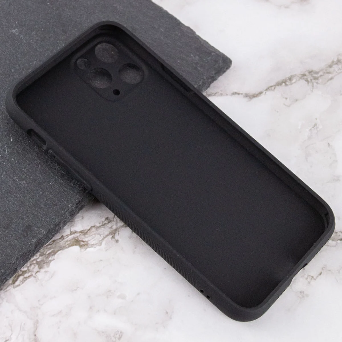 TPU+Glass чехол Matte Candy Full camera для Apple iPhone 11 Pro Max (6.5") Черный