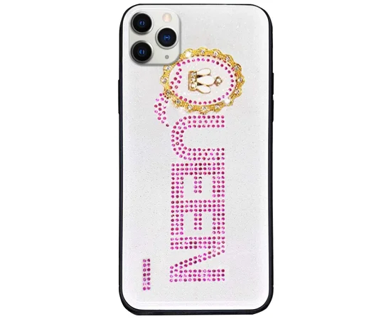 TPU+Glass чехол TYBOMB Queen для Apple iPhone 11 Pro Max (6.5") pink