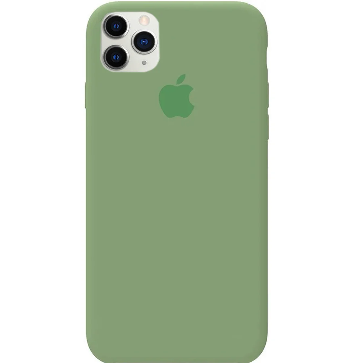 Чохол Silicone case (A) (з закритим низом) для Apple iPhone 11 Pro Max (6.5 ") Зелений / Spearmint