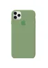 Чехол Silicone case (A) (с закрытым низом) для Apple iPhone 11 Pro Max (6.5") Зеленый / Spearmint