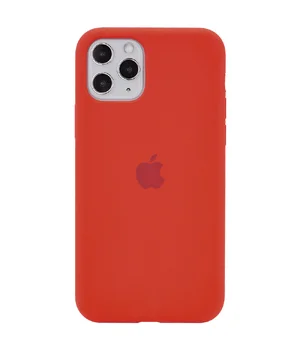 Чохол Silicone Case Full Protective (AA) для Apple iPhone 11 Pro Max (6.5 ") Червоний / Dark Red
