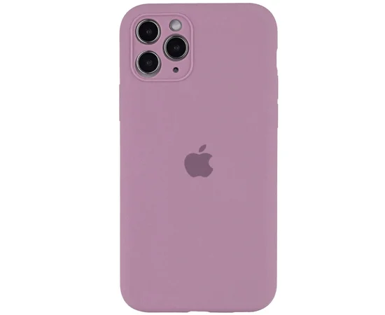 Чехол Silicone Case Full Camera Protective (AA) для Apple iPhone 11 Pro Max (6.5") Лиловый / Lilac Pride