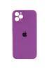Чехол Silicone Case Square Full Camera Protective (AA) для Apple iPhone 11 Pro Max (6.5") Фиолетовый / Grape