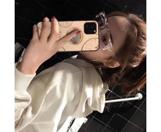 TPU+Glass чехол TYBOMB Shinig Watch для Apple iPhone 11 Pro Max (6.5") Розовый