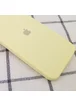 Чохол Silicone Case Square Full Camera Protective (AA) для Apple iPhone 11 Pro Max (6.5 ") Жовтий / Mellow Yellow