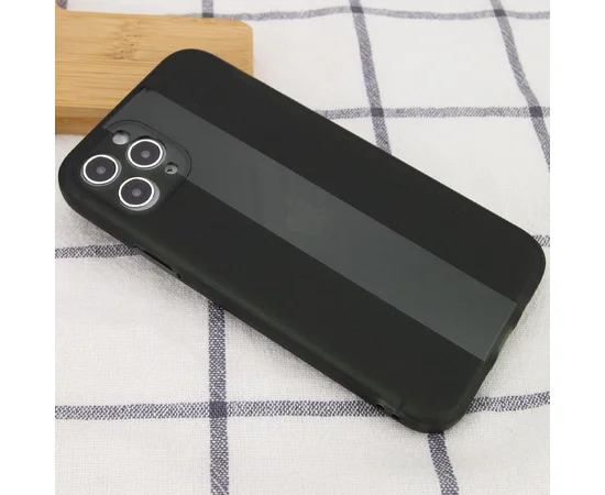 Чехол TPU Glossy Line Full Camera для Apple iPhone 11 Pro Max (6.5") Черный