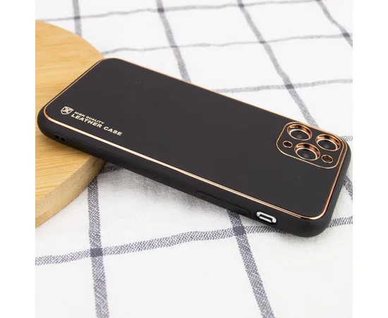 Кожаный чехол Xshield для Apple iPhone 11 Pro Max (6.5") Черный / Black