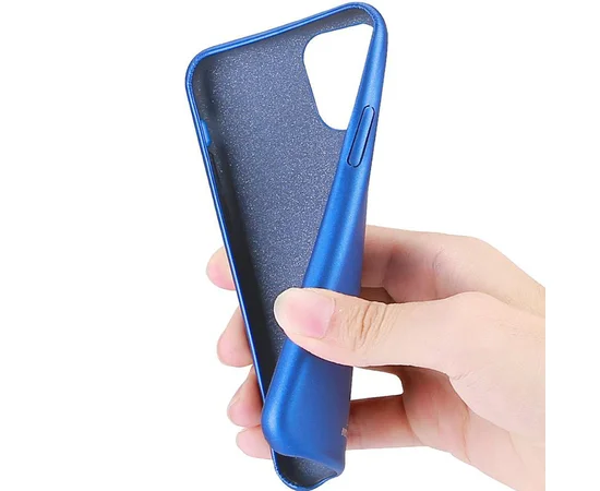 Кожаная накладка Dux Ducis для Apple iPhone 11 Pro Max (6.5") Синий