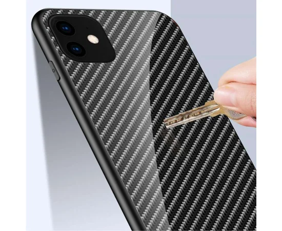 TPU+Glass чехол Twist для Apple iPhone 11 Pro Max (6.5") Черный