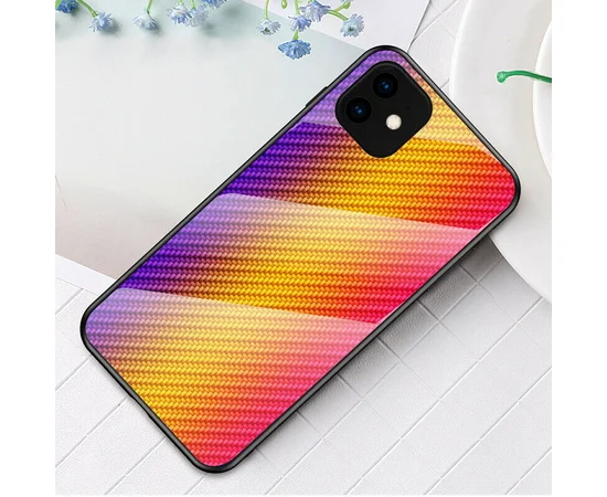 TPU+Glass чехол Twist для Apple iPhone 11 Pro Max (6.5") Оранжевый