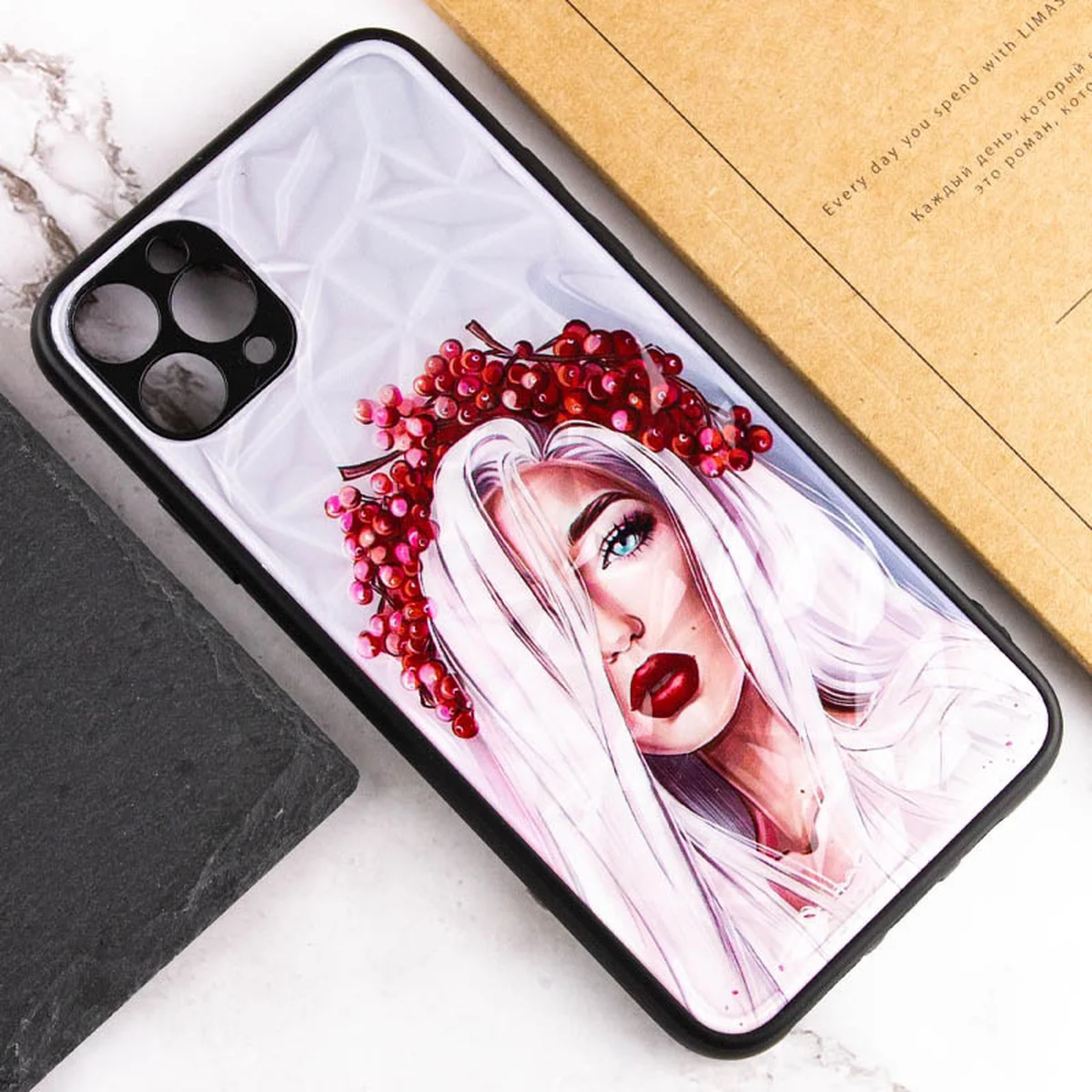 TPU+PC чехол Prisma Ladies для Apple iPhone 11 Pro Max (6.5") Ukrainian Girl