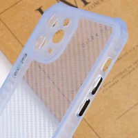 Чехол TPU Ease Carbon color series для Apple iPhone 11 Pro Max (6.5") Синий / Прозрачный