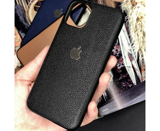 Кожаная накладка Classic series для Apple iPhone 11 Pro Max (6.5") Черный