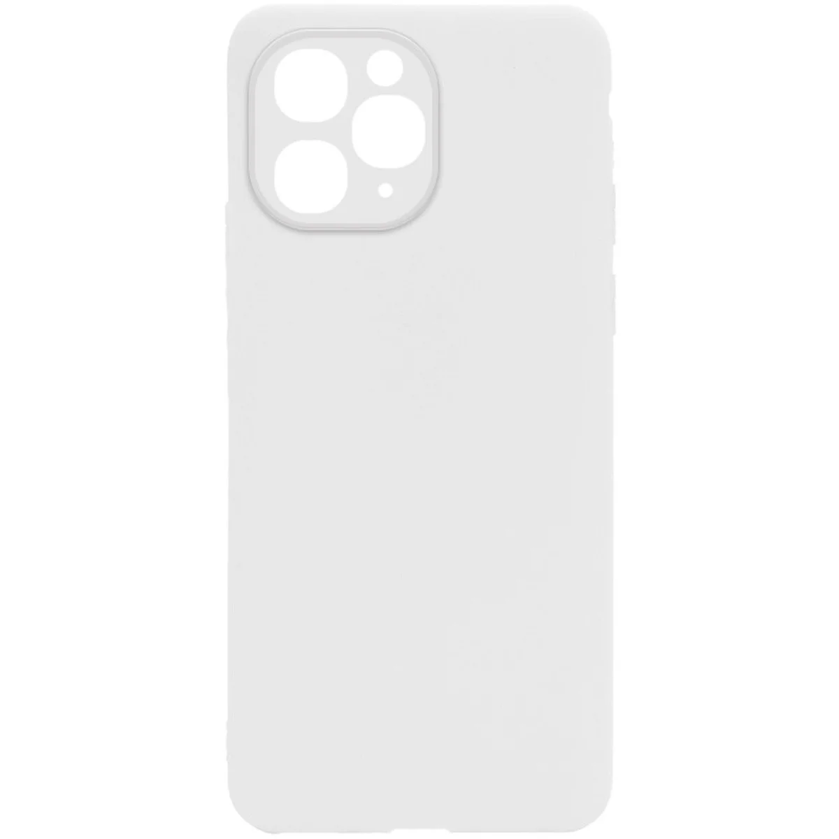 Силиконовый чехол Candy Full Camera для Apple iPhone 11 Pro Max (6.5") Белый / White