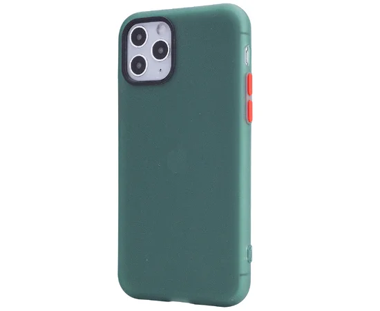 Чехол-накладка Epik Moon Eclipse series для Apple iPhone 11 Pro Max (6.5") Темно-зеленый / Красный