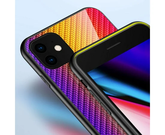 TPU+Glass чехол Twist для Apple iPhone 11 Pro Max (6.5") Оранжевый