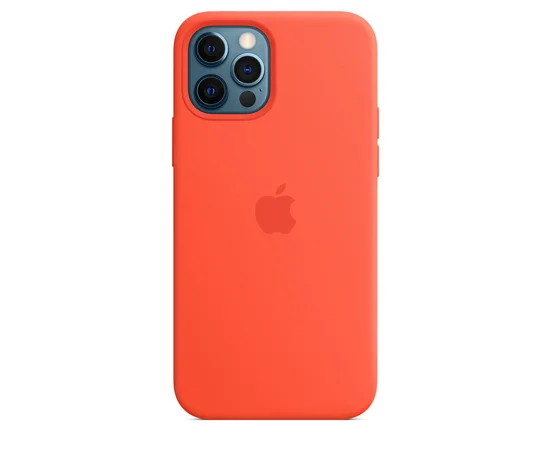 Чехол Silicone Case Full Protective (AA) для Apple iPhone 11 Pro Max (6.5") Оранжевый / Electric Orange