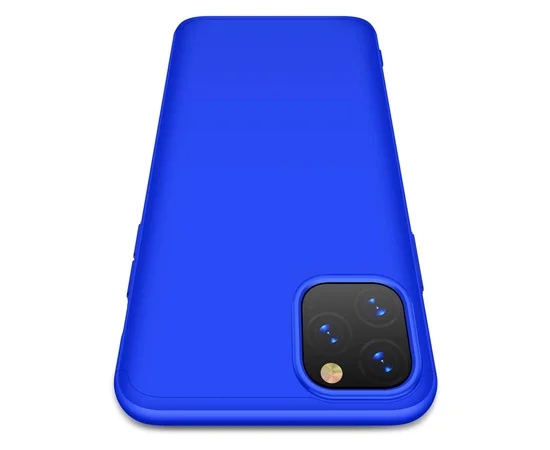 Пластиковая накладка GKK LikGus 360 градусов для Apple iPhone 11 Pro Max (6.5") Синий