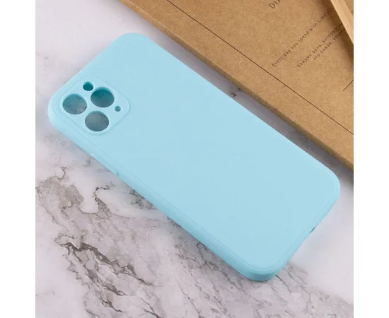 Силіконовий чохол Candy Full Camera для Apple iPhone 11 Pro Max (6.5 ") Бірюзовий / Turquoise