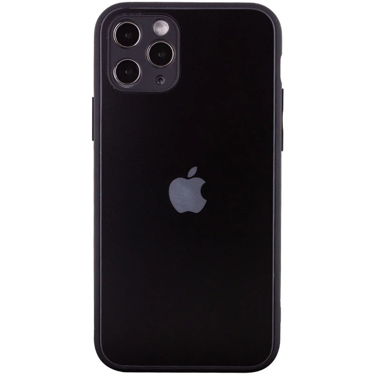 TPU + Glass чохол Matte Candy Full camera для Apple iPhone 11 Pro Max (6.5 ") Чорний