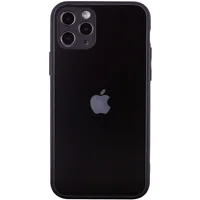 TPU+Glass чехол Matte Candy Full camera для Apple iPhone 11 Pro Max (6.5") Черный