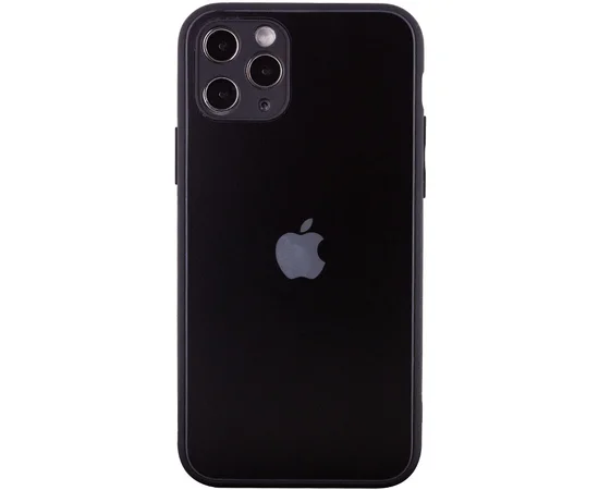 TPU+Glass чехол Matte Candy Full camera для Apple iPhone 11 Pro Max (6.5") Черный
