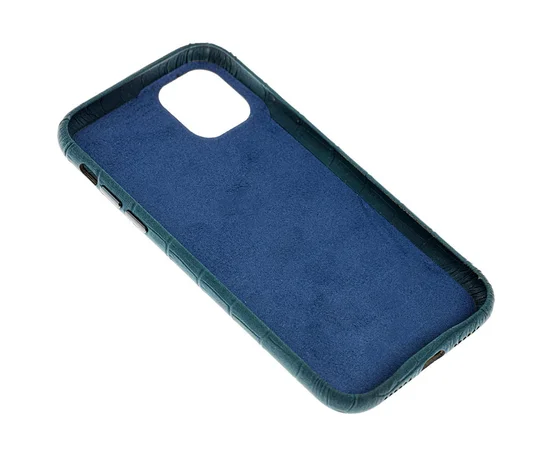 Кожаный чехол Croco Leather для Apple iPhone 11 Pro Max (6.5") Green