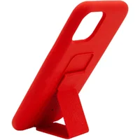 Чехол Silicone Case Hand Holder для Apple iPhone 11 Pro Max (6.5") Красный / Red