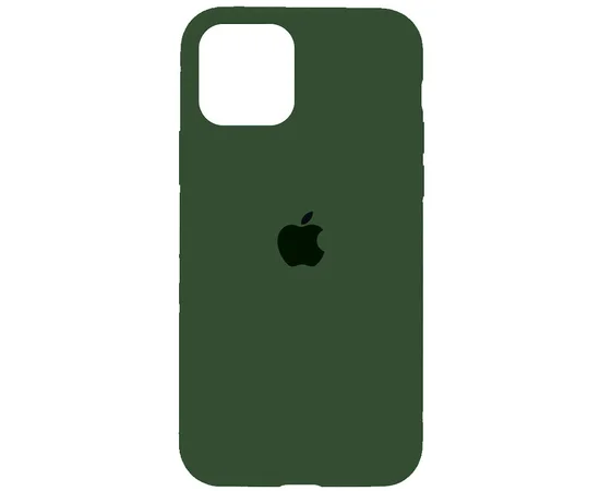Чехол Silicone Case Full Protective (AA) для Apple iPhone 11 Pro Max (6.5") Зеленый / Clover
