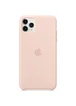 Чехол Silicone case (AAA) для Apple iPhone 11 Pro Max (6.5") Розовый / Pink Sand