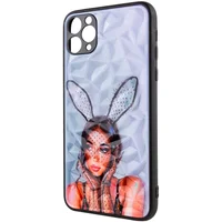 TPU+PC чехол Prisma Ladies для Apple iPhone 11 Pro Max (6.5") Rabbit
