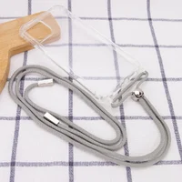 Чохол TPU Crossbody Transparent для Apple iPhone 11 Pro Max (6.5 ") Сірий