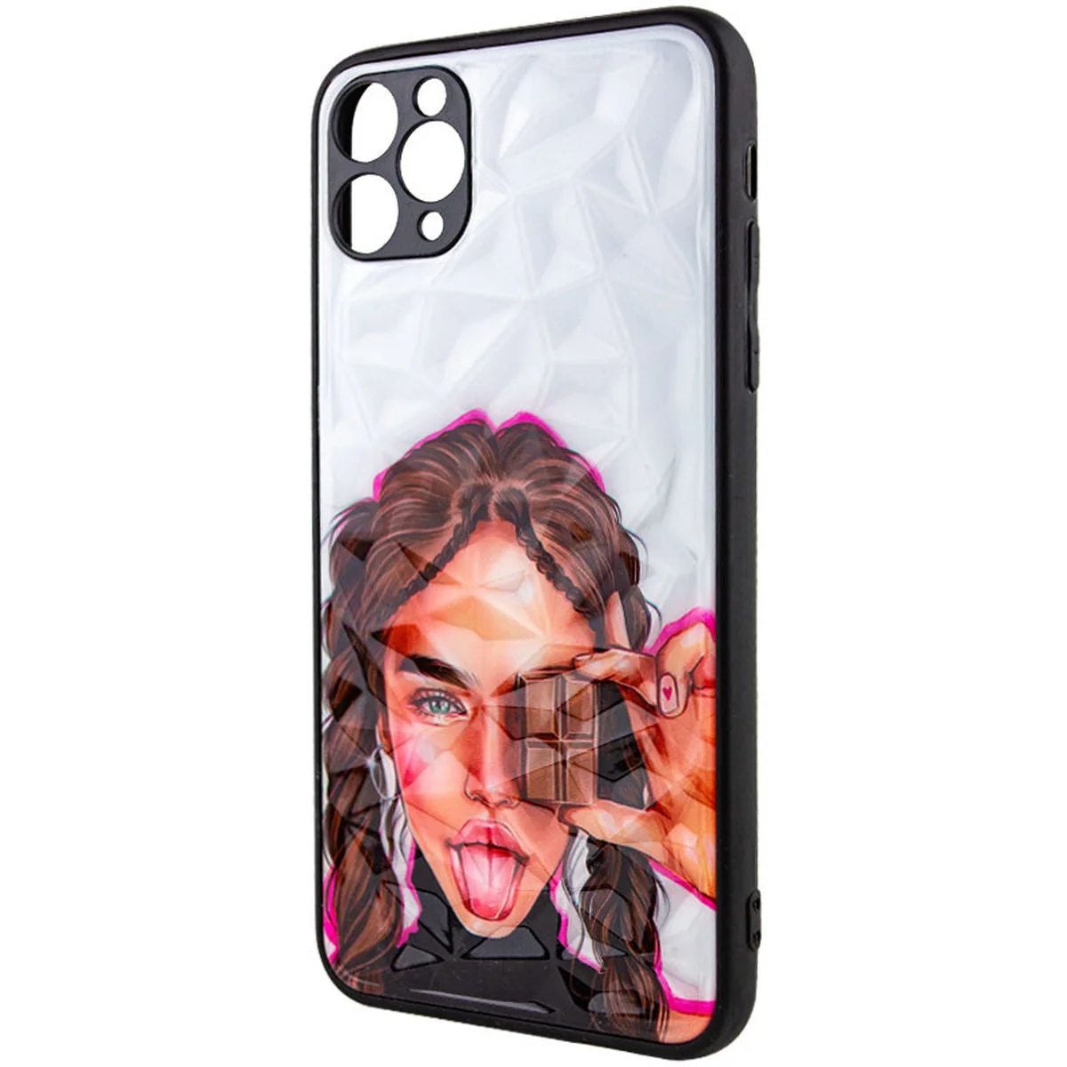 TPU+PC чехол Prisma Ladies для Apple iPhone 11 Pro Max (6.5") Chocolate