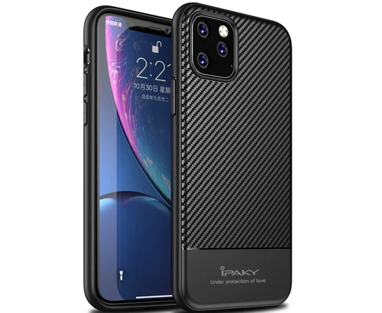 TPU чехол iPaky Musy Series для Apple iPhone 11 Pro Max (6.5") Черный