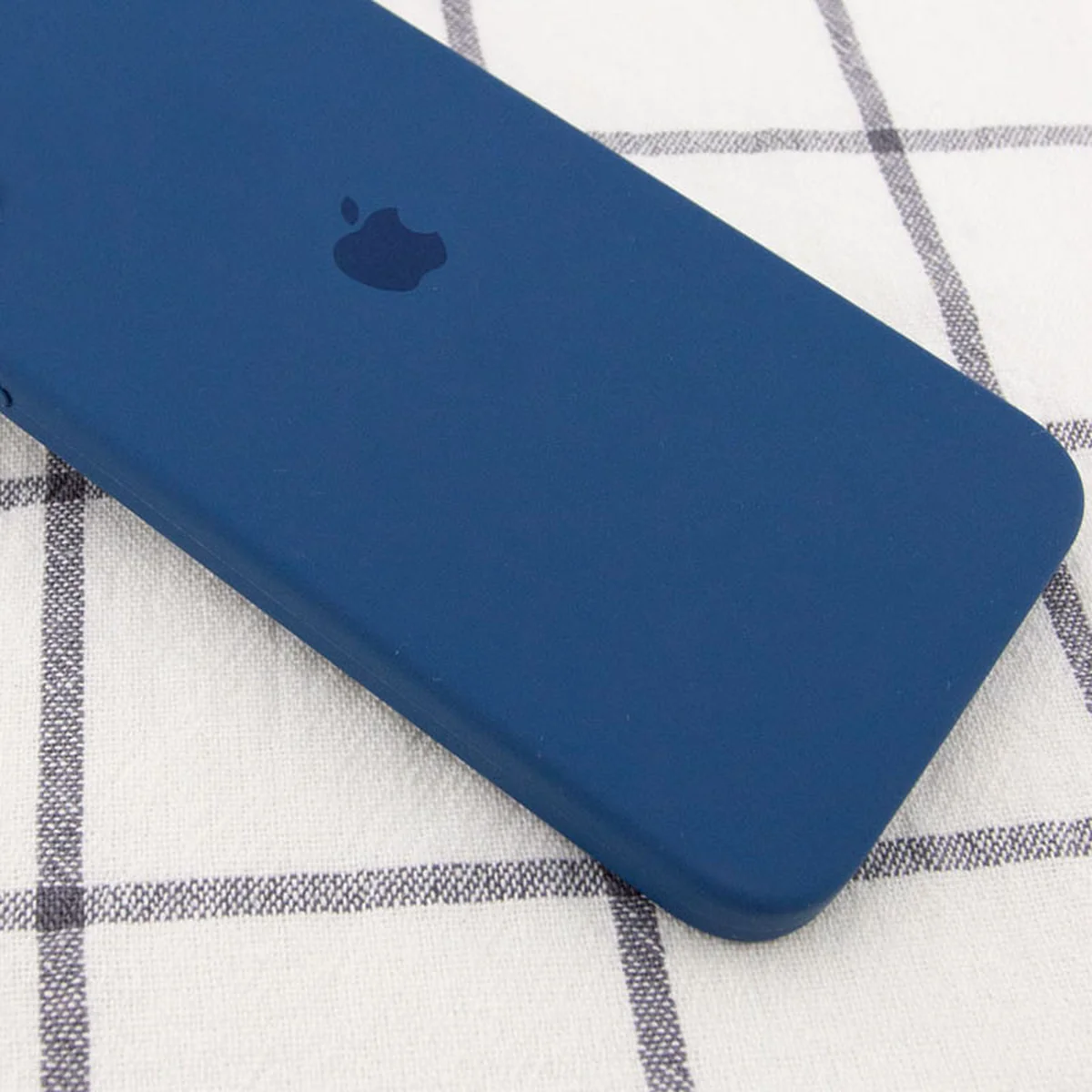 Чохол Silicone Case Square Full Camera Protective (AA) для Apple iPhone 11 Pro Max (6.5 ") Синій / Navy blue