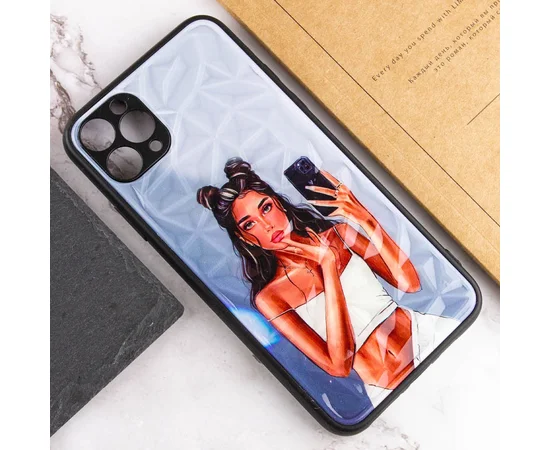 TPU+PC чехол Prisma Ladies для Apple iPhone 11 Pro Max (6.5") Black in White