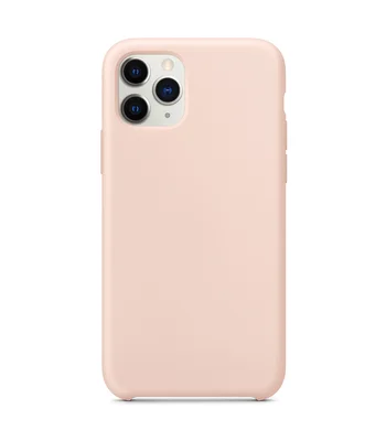 Силіконовий чохол Soft cover для Apple iPhone 11 Pro Max (6.5 ") Рожевий / Pink Sand