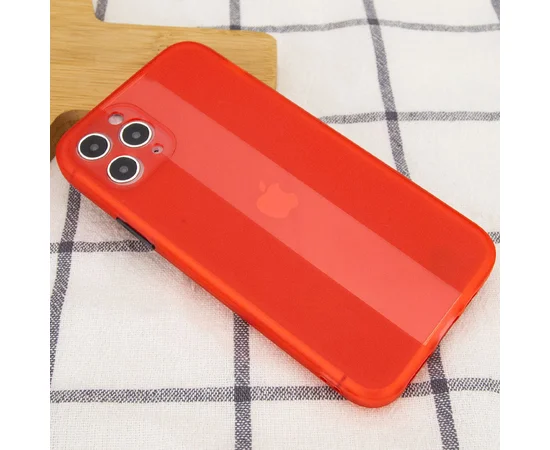 Чехол TPU Glossy Line Full Camera для Apple iPhone 11 Pro Max (6.5") Красный