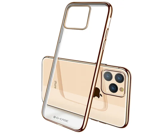 TPU чехол G-Case Shiny Series для Apple iPhone 11 Pro Max (6.5") Золотой